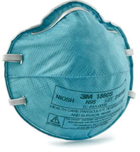 Load image into Gallery viewer, Image of a a 3M 1860S N95 respirator mask, highlighting its secure fit and healthcare-grade protection