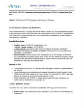 Load image into Gallery viewer, Artron Rapid COVID-19 Antigen Test Made in Canada (5 - Pack) * Exp. Dec 2026*