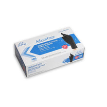 Load image into Gallery viewer, BLACK Nitrile EXAMINATION AdvanCare Gloves (Medical, Dental, Labs, Vets) 4 Mil