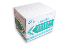 Load image into Gallery viewer, Intco Blue Nitrile Gloves cases by AdvanCare, neatly arranged,showcasing their premium quality for medical and industrial use