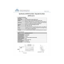 Load image into Gallery viewer, Level 3 Surgical Mask (50 per box) BFE >98%