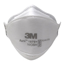 Load image into Gallery viewer, N95 3M 1870+ Aura Health Care Particulate Respirator & Surgical Masks (10) - PPE ONLINE