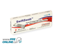 Load image into Gallery viewer, SwiftSwab COVID-19 Rapid Test 2-Pack - Health Canada Authorized, Accurate 15-Minute Results. Perfect for Home, Work, Travels