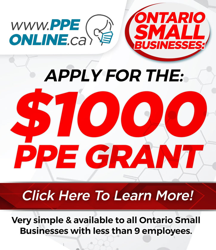 $1000 PPE Grant For Ontario Businesses