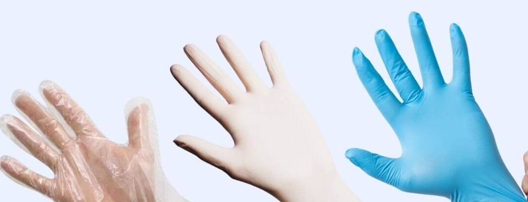 nitrile and vinyl gloves, comparing their features in a side-by-side image, with a title overlay stating "Nitrile vs. Vinyl Gloves: Which One is Better?"
