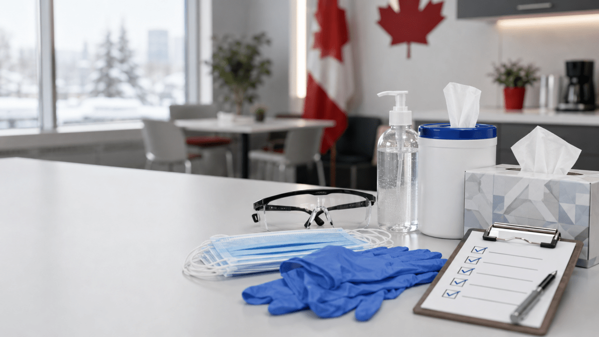 Flu season PPE essentials for Canadian workplaces.