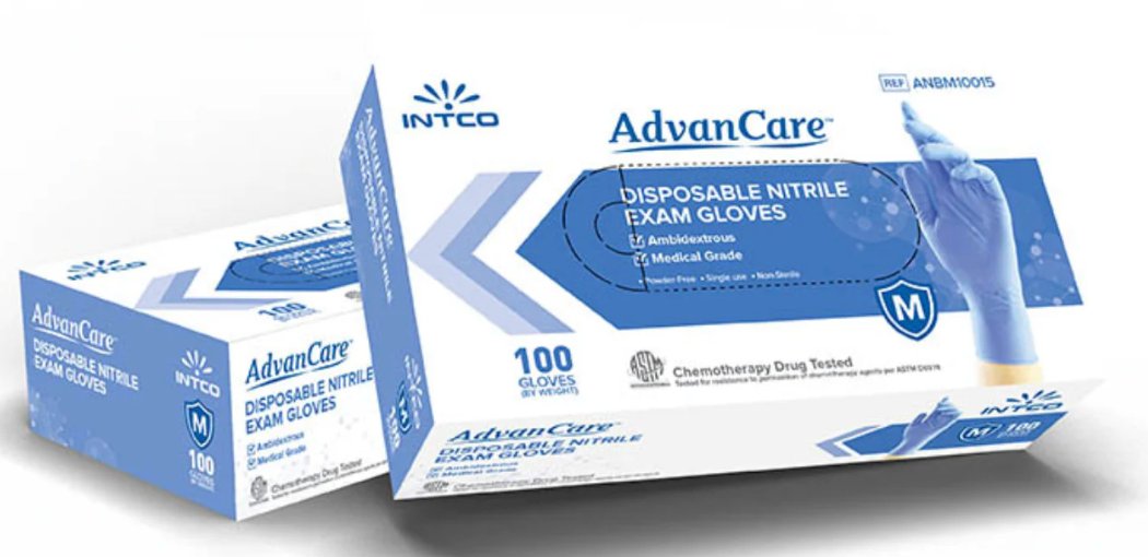 Professional infographic displayed on ppeonline.ca, showcasing best practices for long-term use of nitrile gloves. The graphic includes clear icons and tips for selecting powder-free gloves