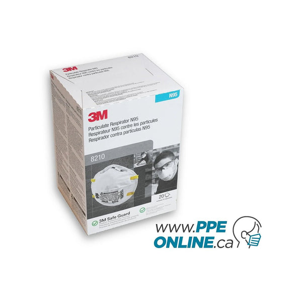 3M 8210 N95 Respirators | Box of 20 – Canada