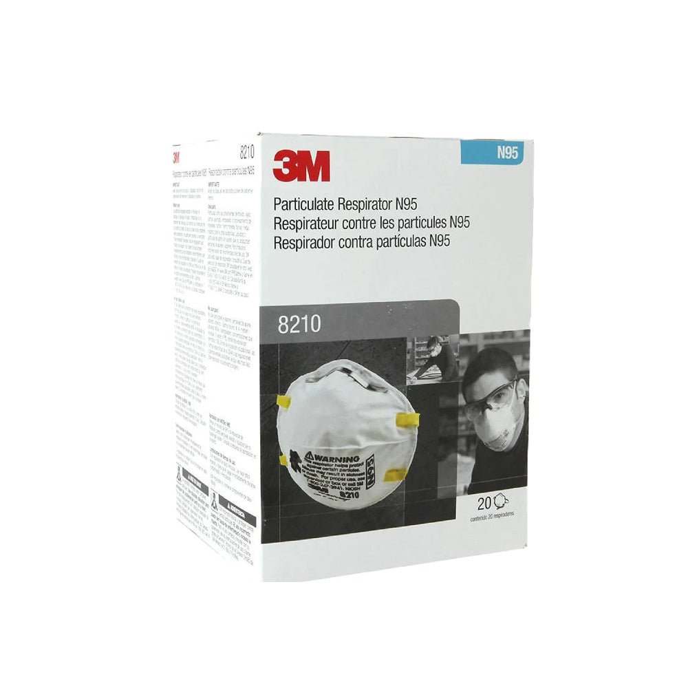 3M N95 8210 Particulate Respirator (20 per box)