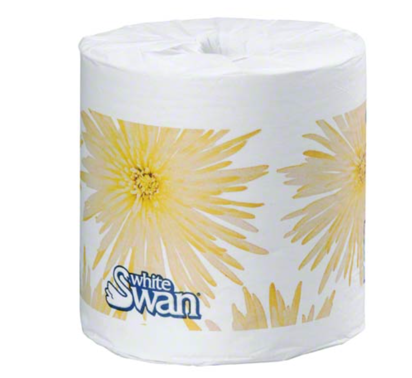 White Swan Classic 2 Ply Bathroom Tissue - 48 ROLLS