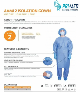 PRI·MED® Level 2 Gowns *Closeout Pricing* Case of 60
