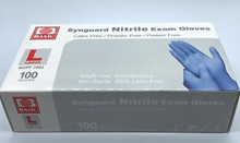 Load image into Gallery viewer, Blue Nitrile Gloves 4 mil ***CLOSEOUT*** Small and Large Only Limited Quantities
