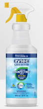 Load image into Gallery viewer, Image of a 946 ML bottle of Zytec All-in-One Surface Disinfecting Spray, featuring a clear label with usage instructions and safety information, ideal for effective cleaning and sanitization.
