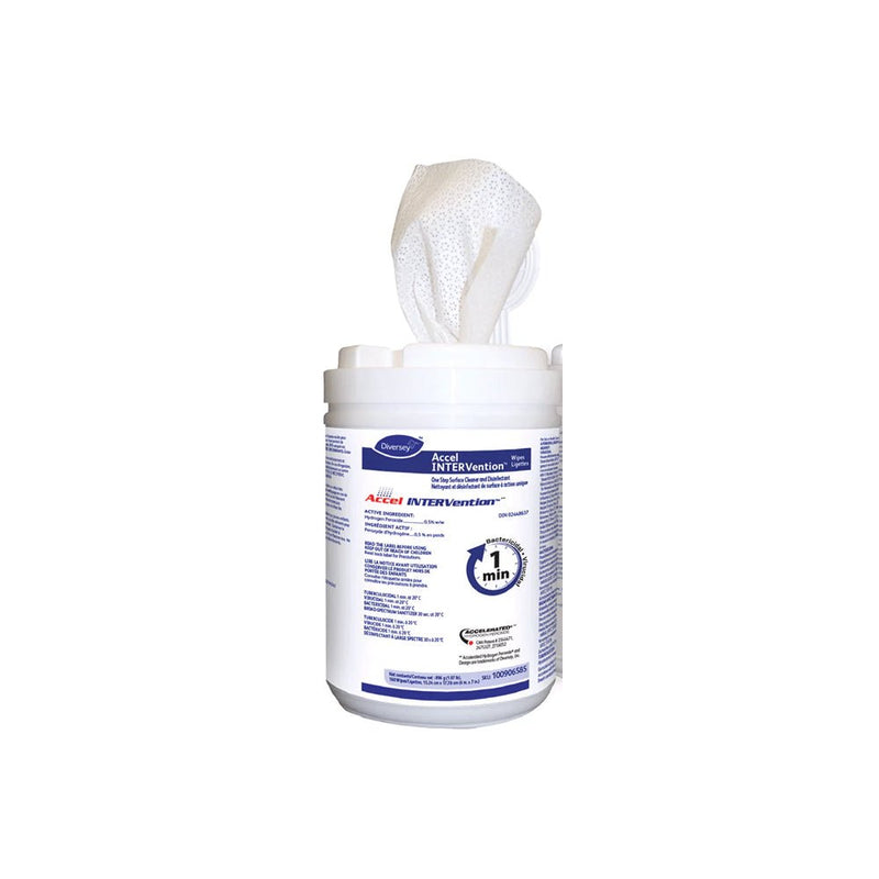 ACCEL Intervention Disinfectant Wipes – 160 Count