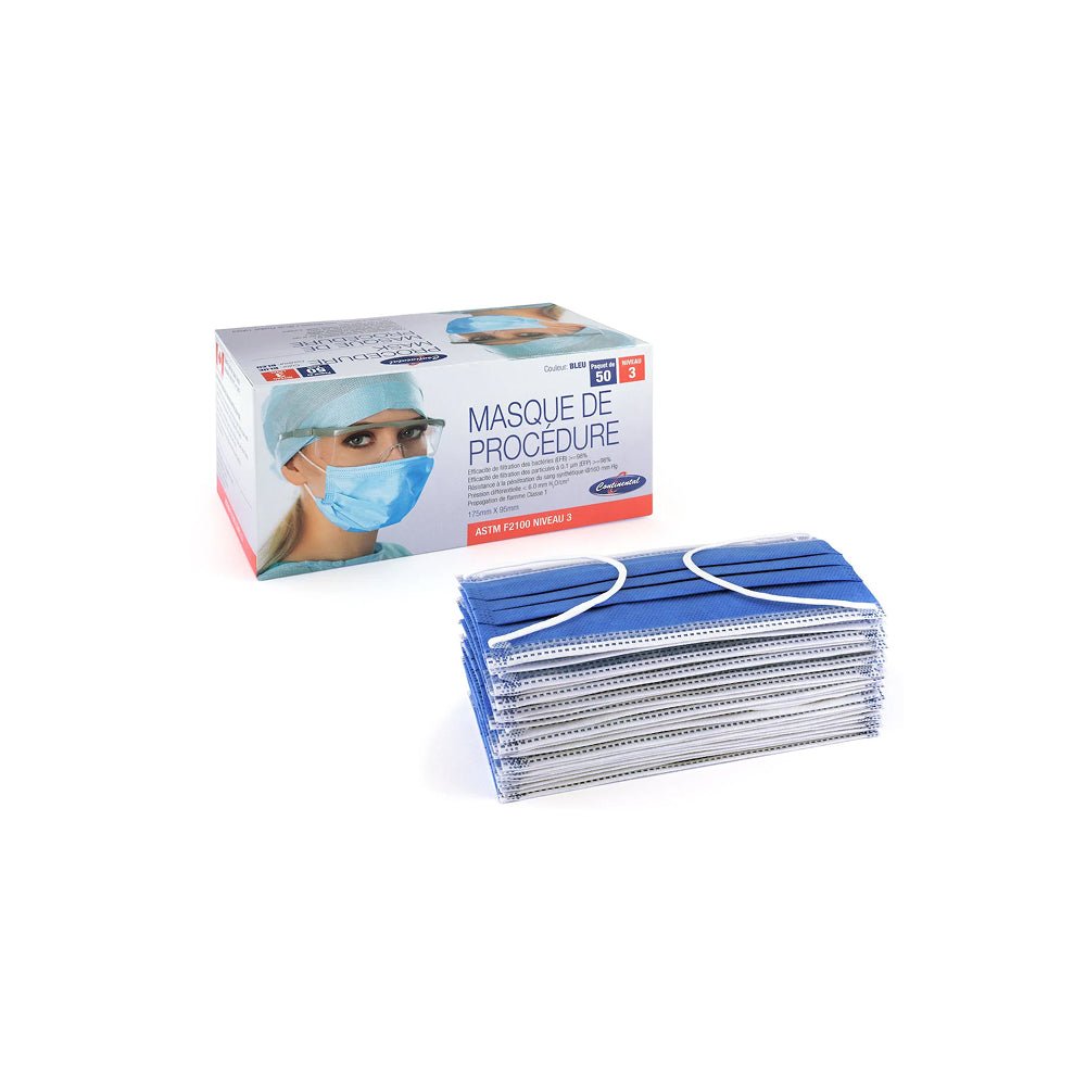 ASTM Level 3 Surgical Mask (Made in Canada) (50 per box)