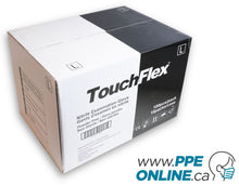 Load image into Gallery viewer, Box of Black TouchFlex Nitrile Powder-Free Gloves - 100 gloves per box

