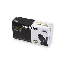 Load image into Gallery viewer, Black TouchFlex Nitrile Exam Powder Free Gloves 5 Mil
