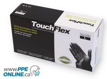 Load image into Gallery viewer, Black TouchFlex Nitrile Gloves box
