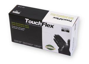 Box of medium 5mil Black Nitrile Gloves - Durable, high-quality protection