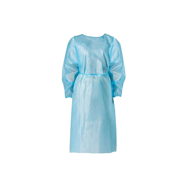 Blue Isolation Gowns with Cuffs – Box of 180