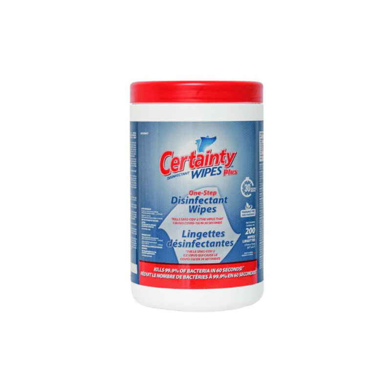 Certainty Plus Disinfectant Wipes – 200 Count