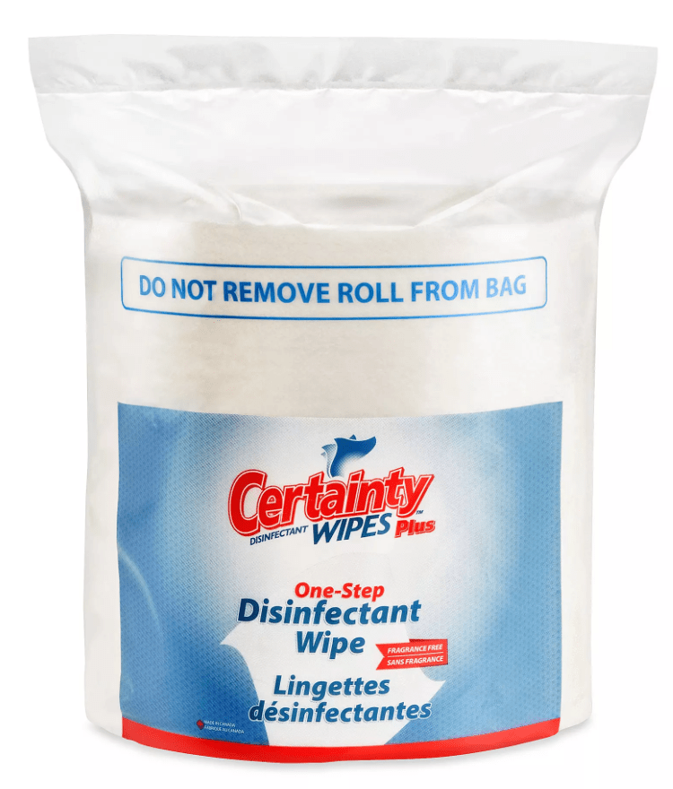 Certainty Plus Disinfectant Wipes