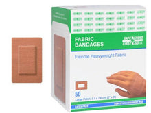 Load image into Gallery viewer, Fabric Bandages (50 pack) - PPE ONLINE
