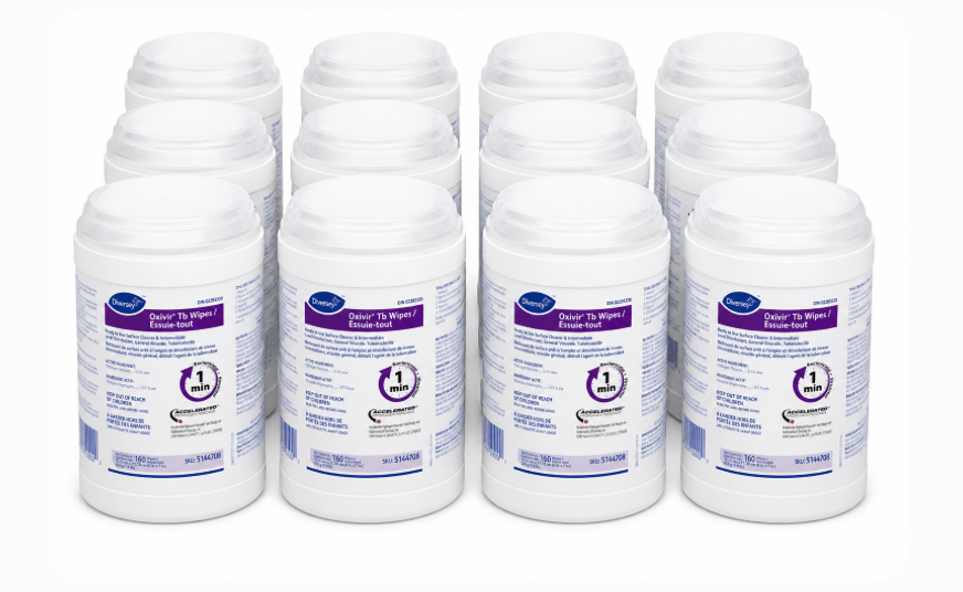 Oxivir TB Wipes (160) – Kills in 1 Minute | Hospital-Grade Disinfectant