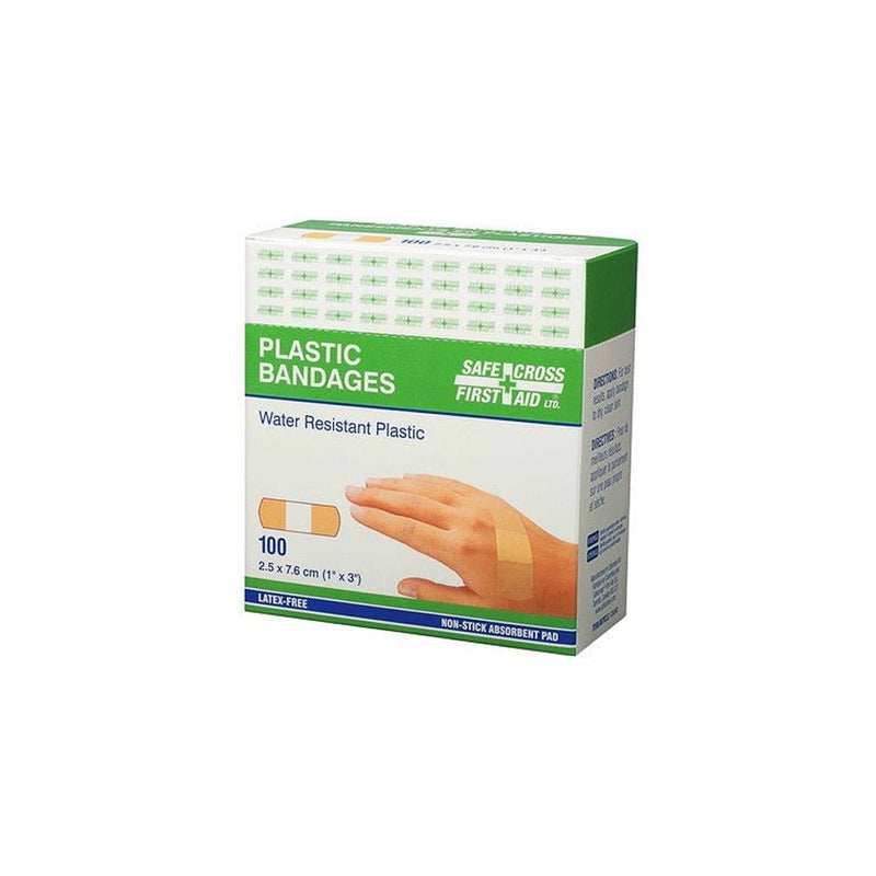 Plastic Bandages(100 pack) (Waterproof)