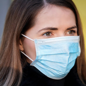 ASTM Level 2 Surgical Mask, 50 per box, with BFE >98% for maximum protection, ideal for PPE use in medical settings