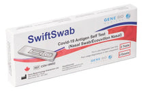 Load image into Gallery viewer, SwiftSwab COVID-19 Rapid Test 2-Pack - Health Canada Authorized, Accurate 15-Minute Results. Perfect for Home, Work, Travel.
