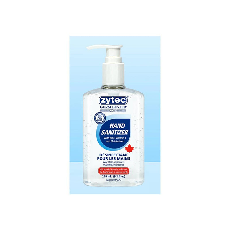 Zytec Germ Buster 70% Ethyl Alcohol, Hand Sanitizer GEL