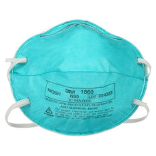 Load image into Gallery viewer, Image of a 3M 1860 N95 respirator mask, highlighting its secure fit and healthcare-grade protection
