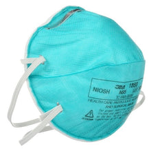 Load image into Gallery viewer, side profile of an Image of a 3M 1860 N95 respirator mask, highlighting its secure fit and healthcare-grade protection
