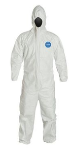 Tyvek Long Sleeve Coverall With Hood