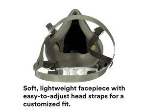 3M Half Face-Piece Reusable Respirator 6000 Series