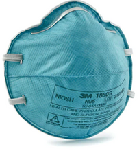 Load image into Gallery viewer, Image of a a 3M 1860S N95 respirator mask, highlighting its secure fit and healthcare-grade protection
