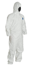 Load image into Gallery viewer, Tyvek Long Sleeve Coverall With Hood
