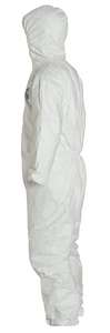 Tyvek Long Sleeve Coverall With Hood