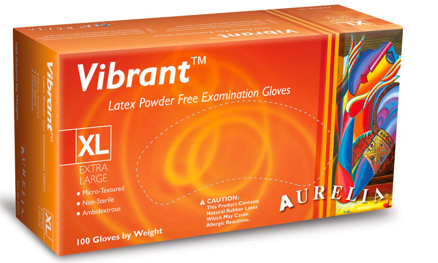 Latex Powder Free Medical Examination Glove PPE and Medical