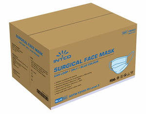 3-ply Surgical Mask, 50 per box, with BFE >98% for maximum protection, ideal for PPE use in medical settings, available for purchase online at PPE Online, your trusted source for PPE Supplies