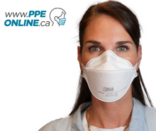 Load image into Gallery viewer, Image of various personal protective equipment (PPE) products including face masks, gloves, and protective gowns, with a watermark for PPEONLINE.CA. This picture showcases the range of PPE products available on PPEONLINE.CA, a reliable source for high-quality PPE. The use of PPE is essential for protecting individuals from harmful pathogens and ensuring their safety in various environments.
